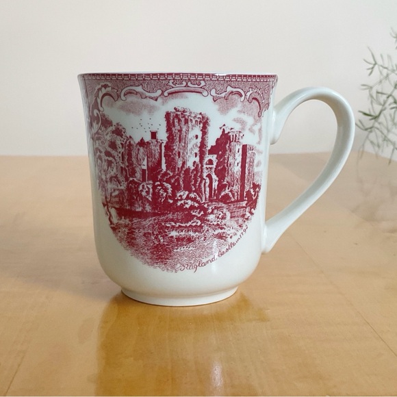 Johnson Brothers England Old Britain Castles Pink Ragland Mug Made in England - Picture 1 of 10